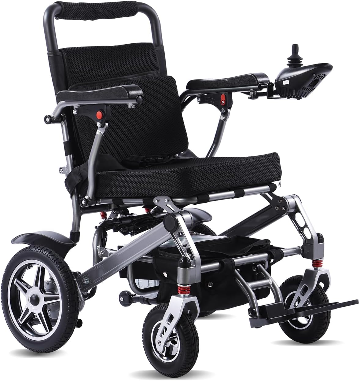 Electric Wheelchairs for Adults Weight Foldable Electric Power Wheelchair for Seniors with Battery, Support 220lbs