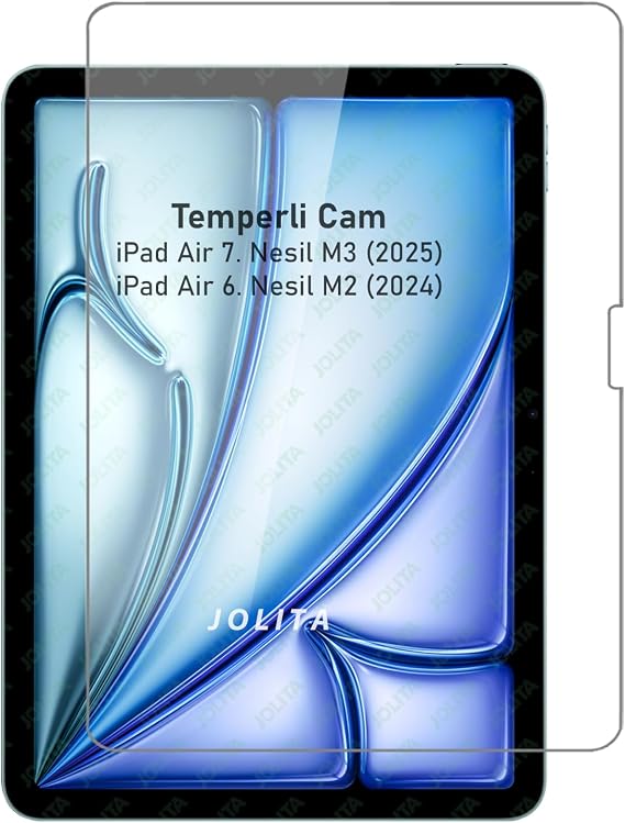 Jolita iPad Air M3 / Air M2 11 inch 2025 Compatible Tempered Screen Protector Unbreakable Glass Air 6th Generation Air 7 A3266 A3267 A3270 A2902 A2903 A2904
