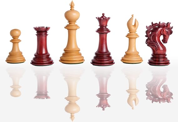 The House of Staunton - The Forever Collection - Benevento Luxury Chess Set - Pieces Only - 4.4" King