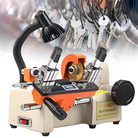 Key Cutting Machine Duplicator, Copy Cloning Tool for Locksmiths, Hardware Stores, Easy Key Duplication Equipment