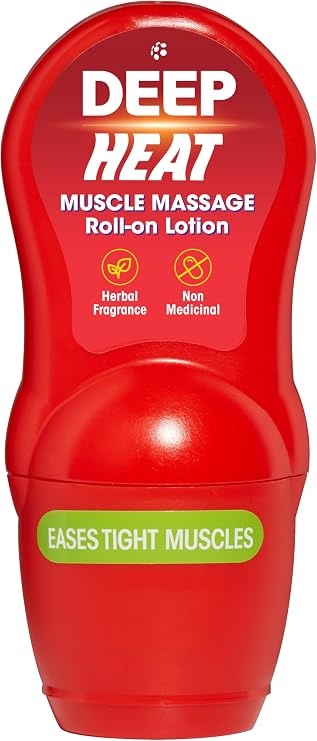 Deep Heat 50 ml Muscle Massage Roll-On Lotion by Deep Heat