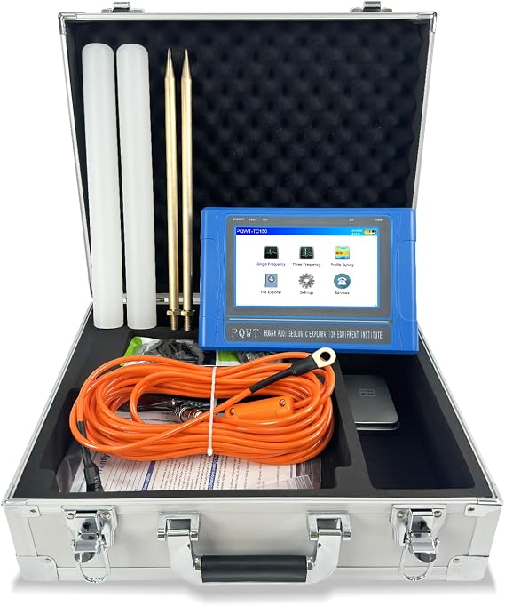 Underground Water Detector for Well 492ft Depth - TC150 | High Accuracy & Easy Use, for Hydrogeological Assessments, Small-Scale Well Drilling Projects