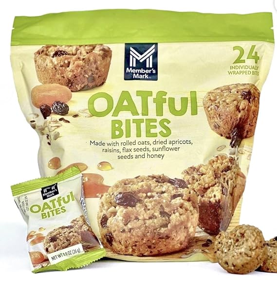 Member's Mark Oatful Bites, 24 Individually Wrapped Rolled Oat Treats