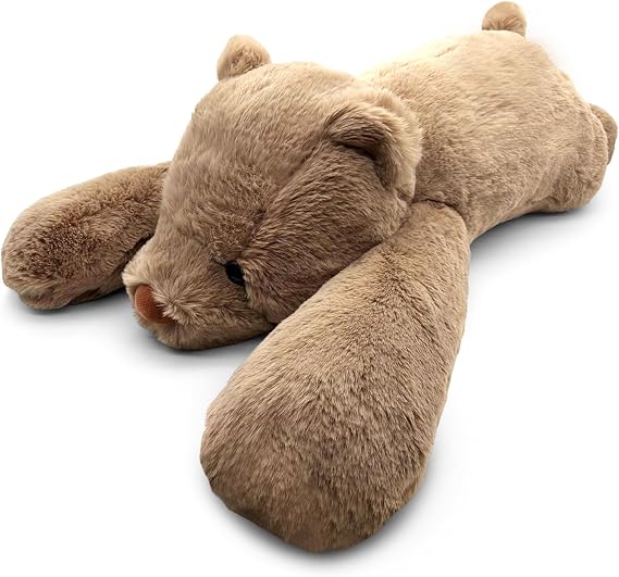 1.5kg 60cm Weighted Brown Bear Stuffed Animals