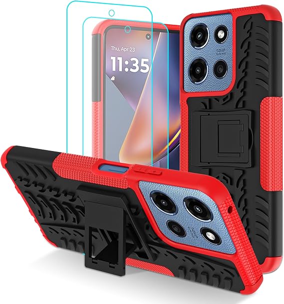 for Motorola Moto G Play 2026 Case, Moto G 5G 2026/2025 Case, Red