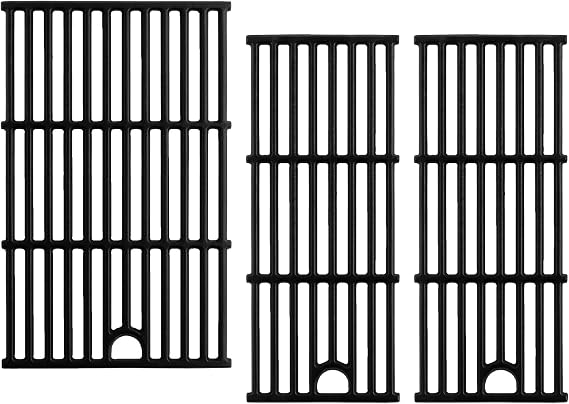 463365021 Grill Grates Replacement Parts for Charbroil Performance 4 Burner Grill Parts 463351021 463350722 Char Broil 463352521 463354021 463365522 G426-0005-W1 G426-0004-W1 Cast Iron Cooking Grates