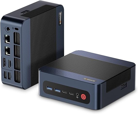 BOSGAME M4 Neo Mini PC, Mini Computers with AMD Ryzen 7 7840HS, 32GB DDR5 1TB PCle SSD, 4K Triple Display, USB4.0, Oculink, Dual 2.5G LAN, Wi-Fi 6E/BT5.2, Micro Desktop Computers for Gaming & Office
