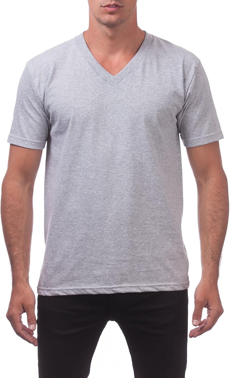 Pro Club Mens Comfort Short Sleeve V-Neck Shirt