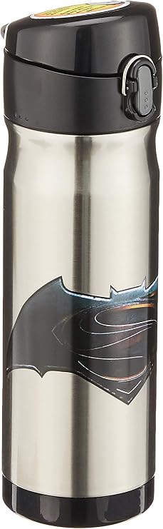 Thermos 16 Ounce Stainless Steel Commuter Bottle, Batman V Superman