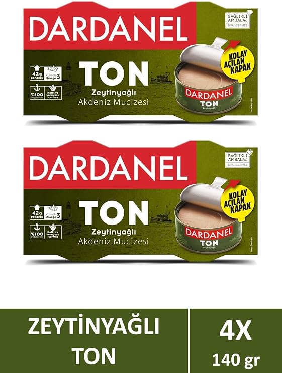Dardanel Olive Oil Tuna 4 x 140 gr