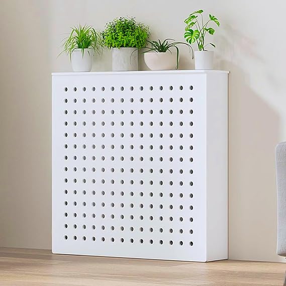 Radiator Covers for Home Heater Covers for Radiators Heating Cabinet Shelf Vented Safety Steam Decorative Radiator Covers Shielding Storage Design for Home Living Room Bedroom(90x70x20cm)