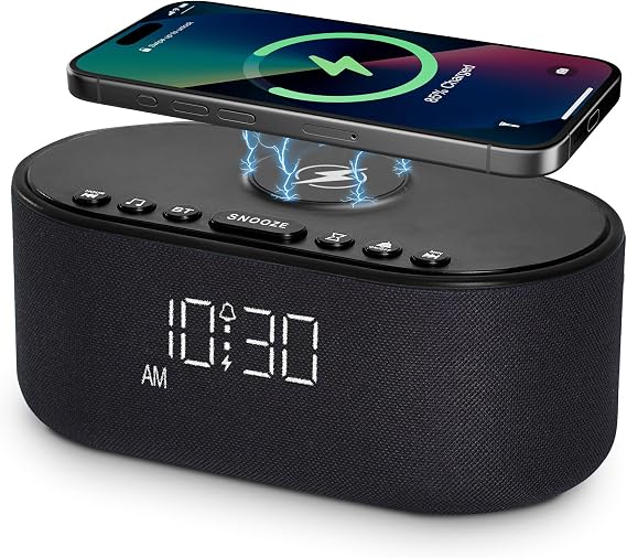 Sound Machine Alarm Clock for Bedrooms with 21 Soothing Sounds
