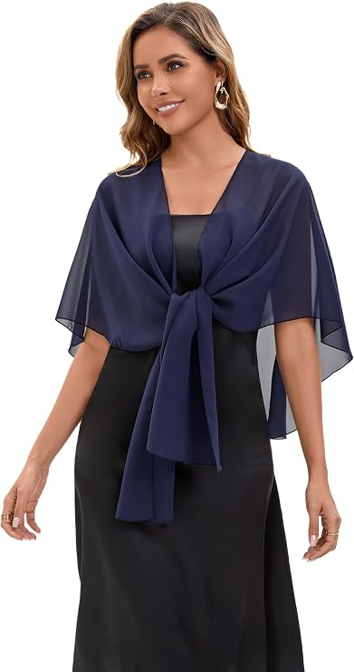 Chiffon Shawl Evening Scarf Shawls and Wraps for Women Bridal Scarves