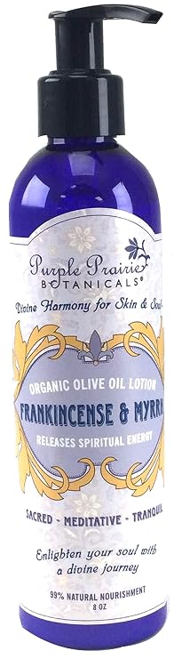 Frankincense & Myrrh Organic Olive Oil Lotion 8 oz