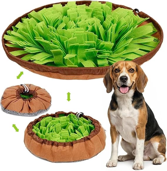 Casfuy Snuffle Mat for Dog Interactive Puzzle Dog Toy