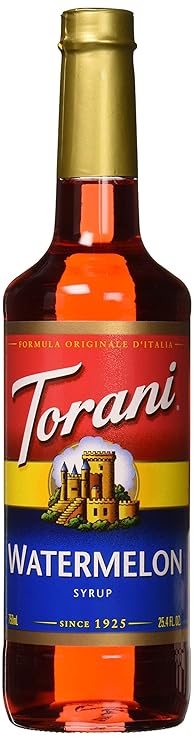 Torani Watermelon Syrup, 750 ml, Kosher Certified