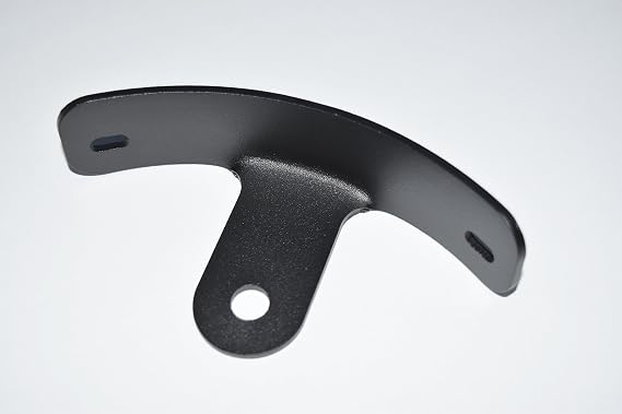 JBSporty Compatible with Harley Davidson V-Rod Half Moon License Plate Bracket 1/2" Shock Mount V Rod VROD Night Rod