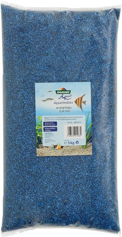 Dehner Aqua Aquarium Gravel 2-4 mm blue