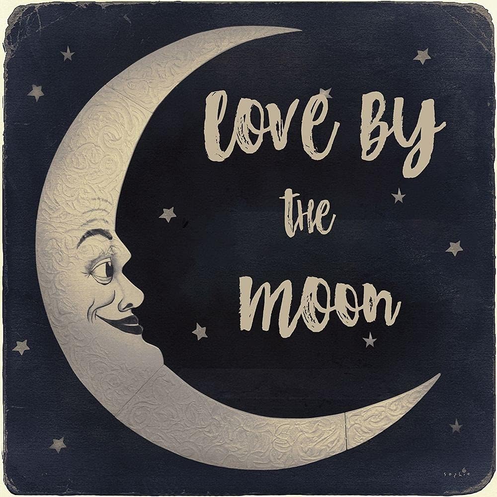 Love By The Moon by Sophie 6 - 16x16 Art Print Poster