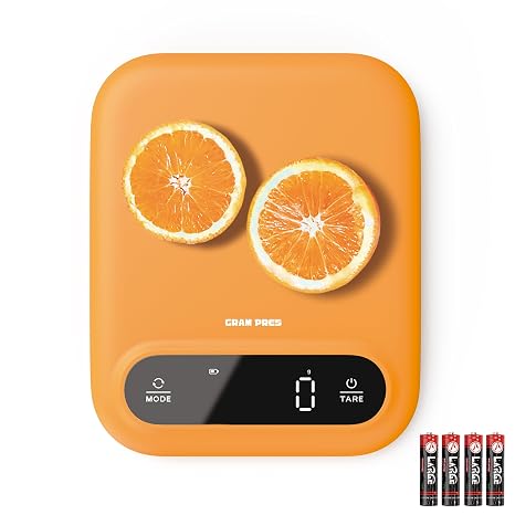 GRAM PRES Digital Food Scale 11lb/0.01oz