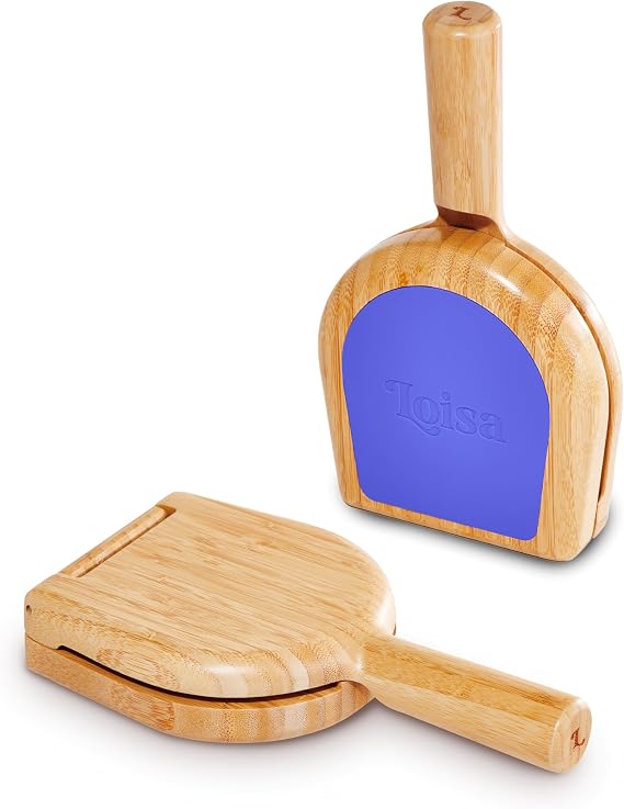 Loisa | Durable Tostonera Plantain Smasher or Press | Kitchenware for Tostones | Latin Cooking Utensil (Blue)