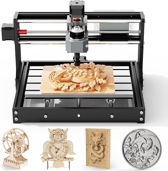 TTC3018 CNC Router Machine 3-Axis Engraving Machine Metal Engraver | GRBL Control with Built-in WiFi, 775 Spindle Motor, Engraver Desktop CNC for Wood, Acrylic, Plastic, Aluminum