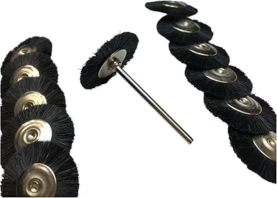 Replacement Part for 1 Mounted Bristle Stiff Brush Set of 12 DIY Clock Assembly Kit Build Repair with Durable Parts and Precision Tools