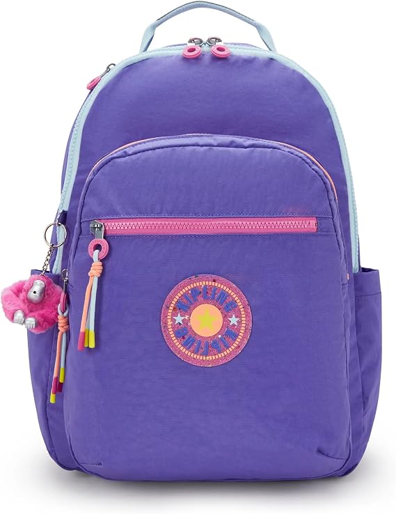 Kipling Women's Seoul Fc 15" Laptop Backpack, Durable, Roomy with Padded Shoulder Straps, Built-In Protective Sleeve