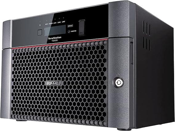 BUFFALO TeraStation 5820DN 8-Bay Business Desktop NAS 160TB (8x20TB) with Hard Drives Included RAID iSCSI Network Storage File Server