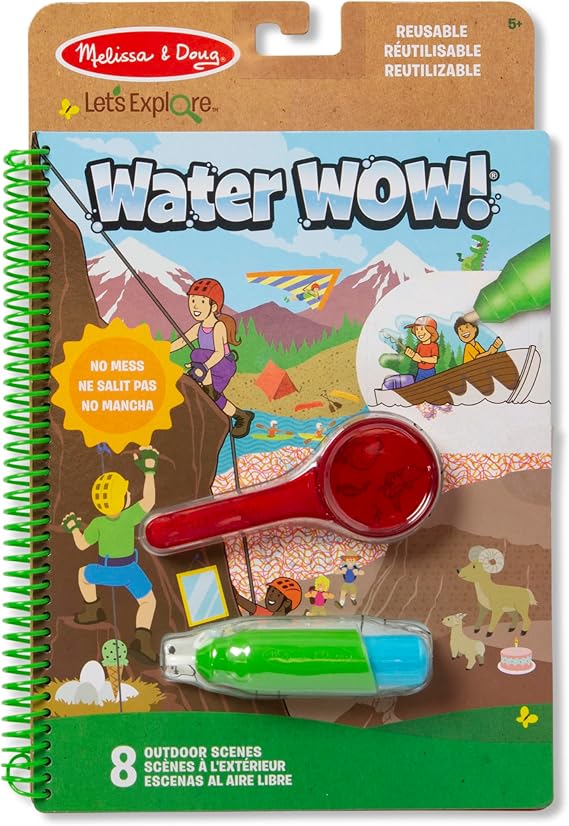 Melissa & Doug Let's Explore Deluxe water reveal pad - Outdoor adventure | Pretend Play | 3+ | Gift for Boy or Girl