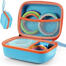 Hard Protective Case Compatible with SCRIB3D P1 3D Printing Pen / MYNT3D Super 3D Pen / 3Doodler Start 3D Printing Pen, Hard Case for 3D PLA Filament Refill and 3D Pen Charger (Only Case)