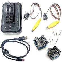 T48 Programmer for with Xgecu T48 eprom chip Probe Clip Read Write IC Bios AVR MCU SPI Nor NAND Flash EMMC Socket (T48+SOP8150MIL+208MIL)