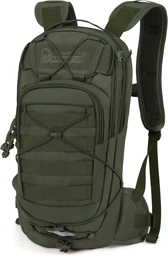 Mardingtop10L Small Tactical Molle Hydration Backpack,Cycling Backpack for Biking,Cycling and Running EDC Daypack