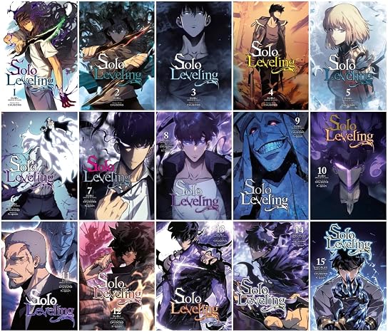 Solo Leveling Comic Series 15-Book Complete Collection Set (Vol.1 to Vol.15) – Epic Action, Fantasy Adventure, and Power-Rising Manga