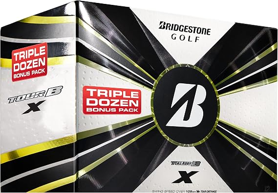 Bridgestone Golf 2022 Tour B X Trifecta 3 Dozen Pack Golf Balls