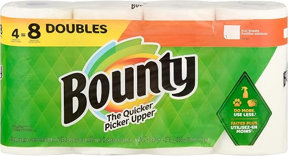 Bounty, 4 Count (Pack of 1)