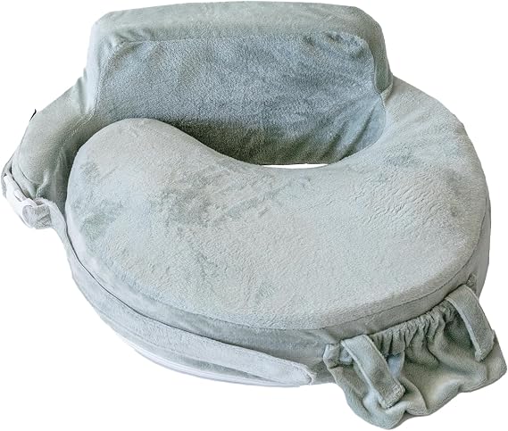 My Brest Friend Super Deluxe Breastfeeding Pillow, Platinum 1 Count (Pack of 1)