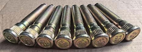 8PCS 610-530 Rear M14-1.50 Serrated Wheel Stud - 15.90mm Knurl, 78mm Length Compatible with Select 2005-2016 Ford F-350, 2011-2016 F-450 F-550 Super Duty