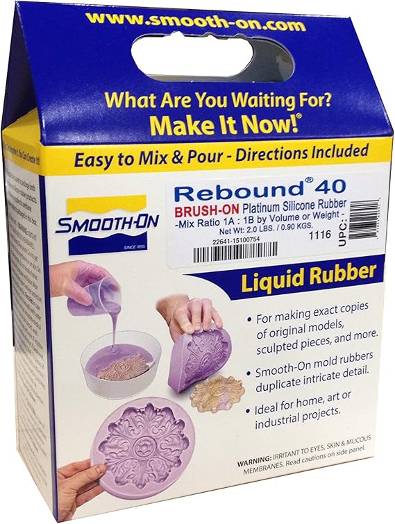 Smooth-On REBOUND 40 Self Thickening Brush-On Silicone 2 pint kit