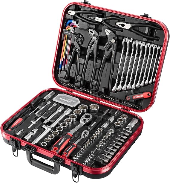 STARWORK True Mechanic™ 169-Piece Mechanics Tool Set, Professional, Metric