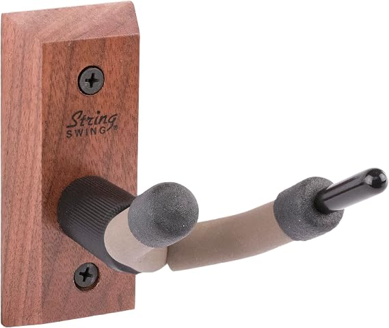 String Swing CC01V Wall Mount Violin Hanger (Black Walnut)