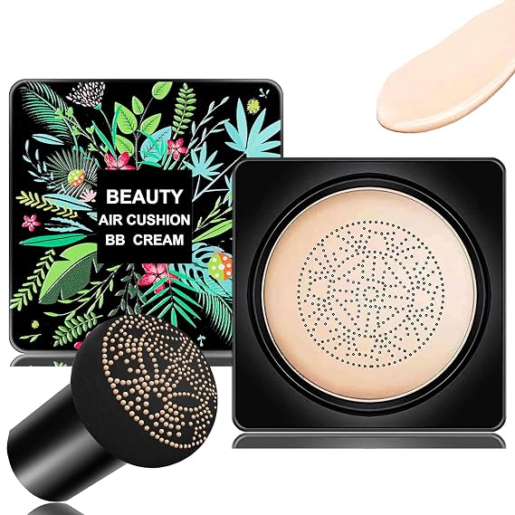 Mushroom Head Air Cushion CC BB Cream Foundation Makeup, Ivory