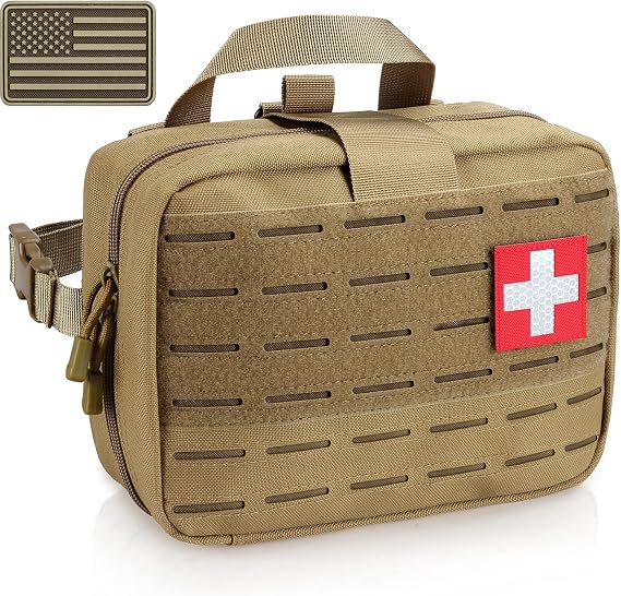 LIVANS Medical Bag, First Aid Bag Empty for Emergency & Trauma Kits
