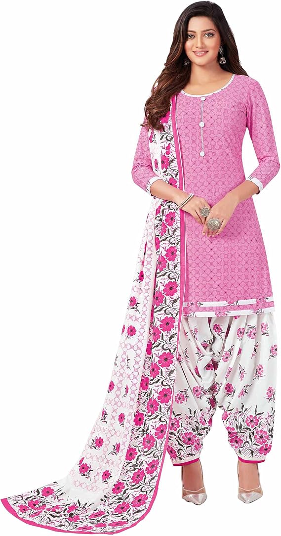 Miraan Cotton Printed Readymade Salwar Suit For Women