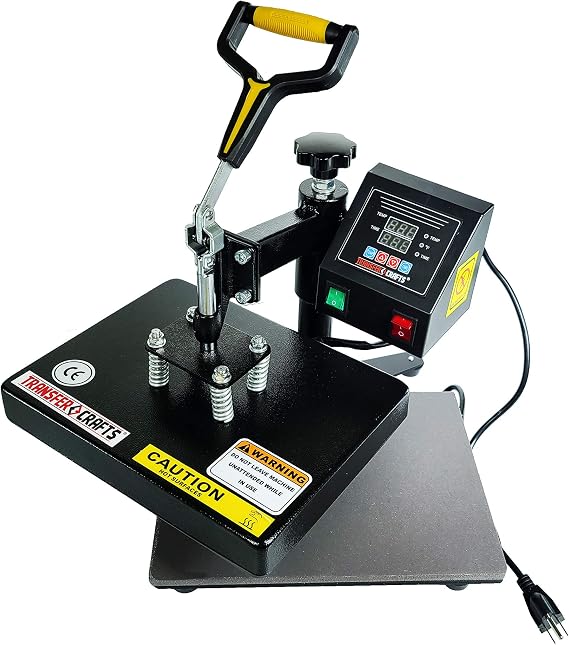 Transfer Crafts Heat Press Machine for T Shirt Printing and Heat Transfers 9" x 12" Swingaway Design (HP912)