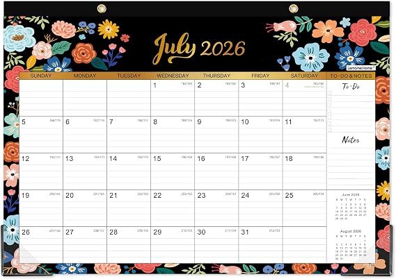 Calendar 2026-2027 - Desk Calendar 2026-2027