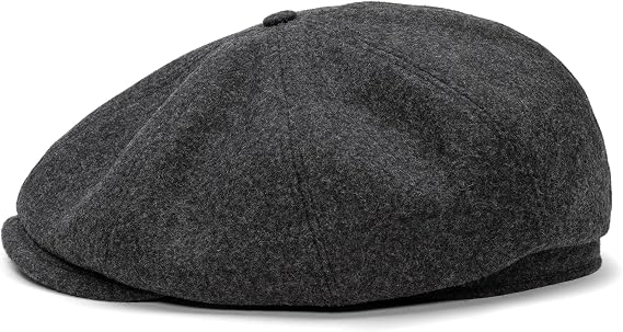 Sterkowski Shelby | 100% Wool Newsboy Cap for Men | Elegant 8 Panel Paperboy Hat