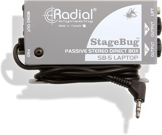Radial StageBug SB-5 1-channel Passive Laptop Direct Box