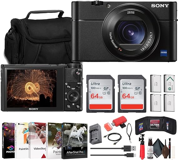 Sony Cyber-Shot DSC-RX100 VA Compact Digital Camera & Card Reader Bundle
