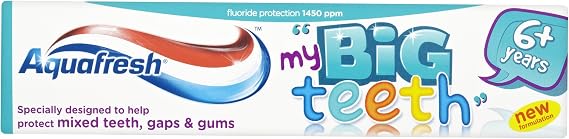 Aquafresh Toothpaste Big Teeth 6+ Years (Pack Of 6)